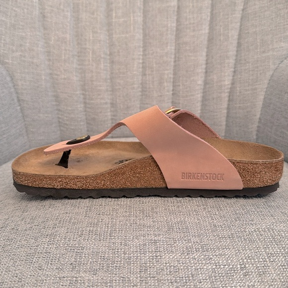 BIRKENSTOCK Gizeh Big Buckle Nubuck Leather Sandals - Picture 7 of 9